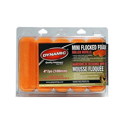 DYNAMIC- ROULEAU FLOQUEE ORANGE 4'' 