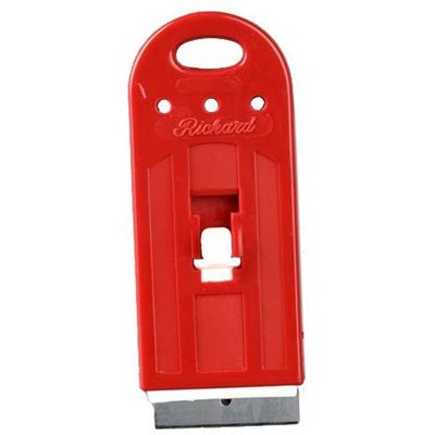 RICHARD- GRATTOIR À VITRE ROUGE RICHARD- GRATTOIR À VITRE ROUGE